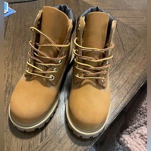 Kids Timberland boots.